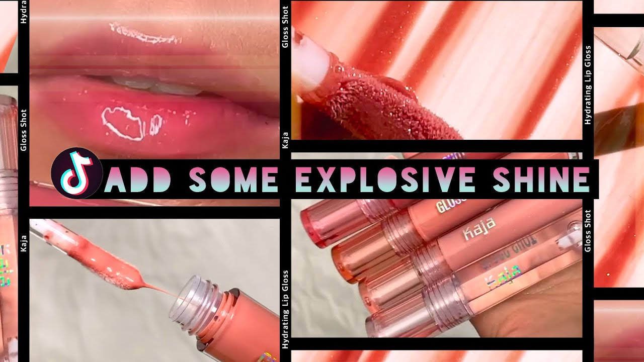 Aesthetic Lip Gloss Swatches | Gloss Shot | Kaja Beauty