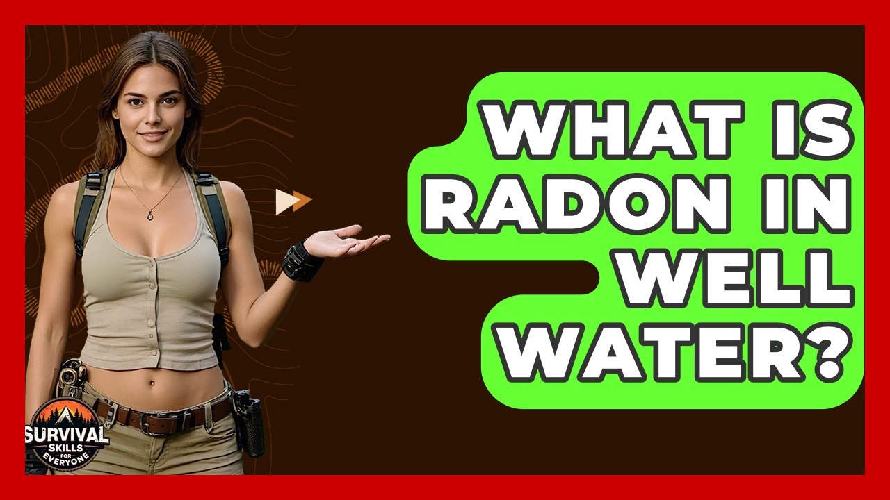 What Is Radon In Well Water? - Survival Skills for Everyone