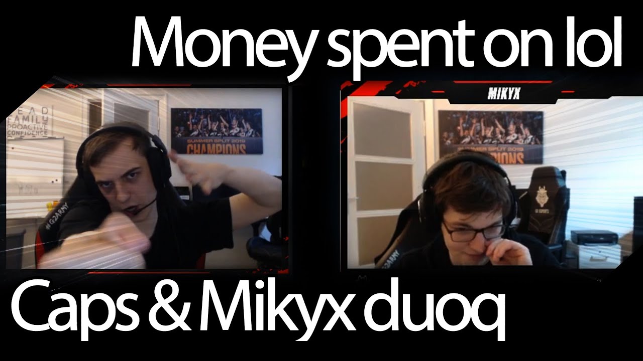 Caps + Mikyx Duoq | Skin money and no-ban in soloq | Double stream highlights