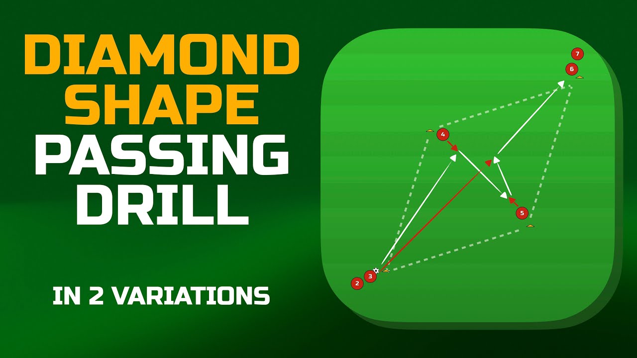 Diamond Shape Passing Drill