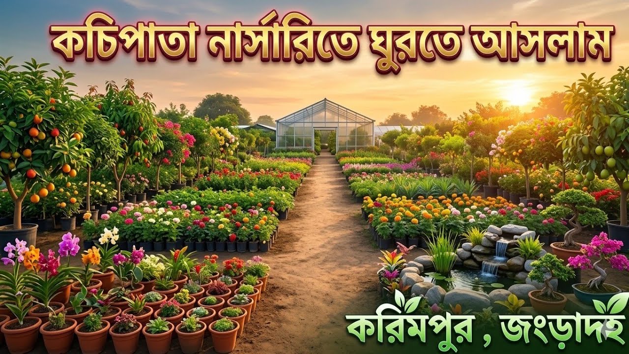 করিমপুর কচিপাতা নার্সারি । Karimpur Kochipata Nursery , Karimpur Jongradaha , Natural Beauty Village