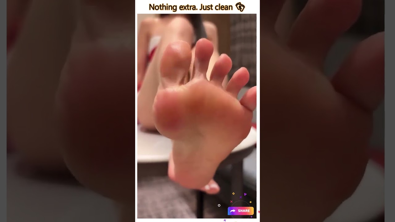 Bare feet aesthetic (clean & minimal) 