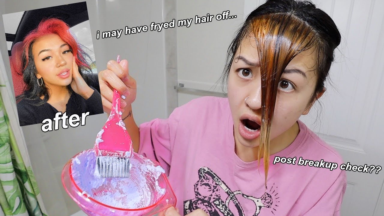 impulsively bleaching my hair to be a tiktok e-girl at 2AM? (brad mondo is quaking)