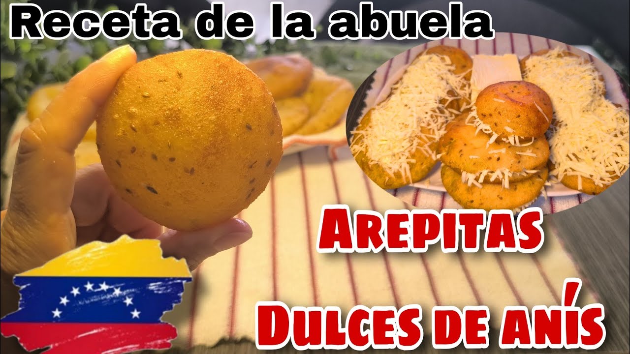 ✅ El secreto de las Arepitas dulces Venezolanas 📌 Las mejores Arepitas dulces de anís y papelón 