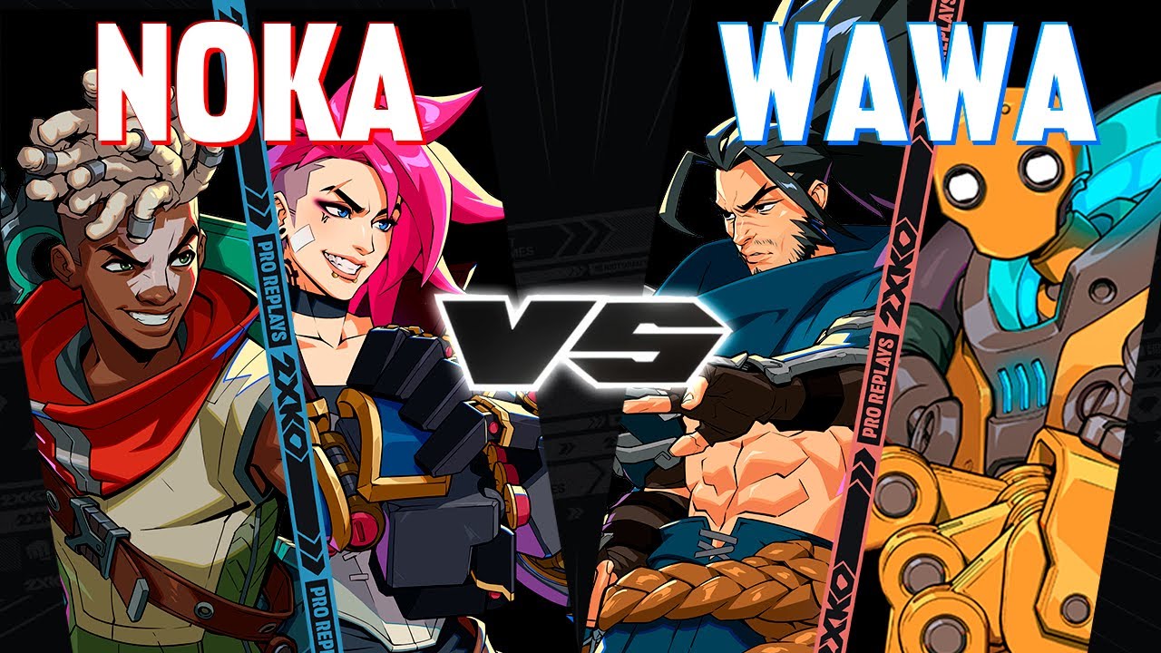 NOKA (Vi-Ekko) против WAWA (Yasuo-Blitzcrank) ▰ 2XKO повторы уровня Pro