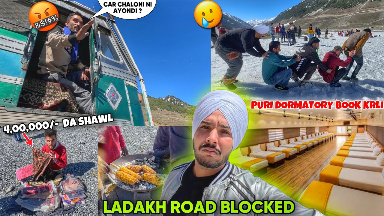 LADAKH Da Rasta Block Hogya Heavy Snowfall Krke 🥺 SONMARG TO GULMARG Pohanch Gye