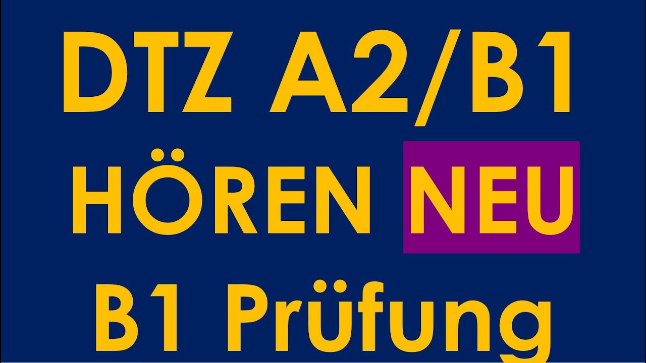 DTZ B1 Hören, Prüfung B1 Neu #dtz #dtzb1 #dtzhören #dtzb1 #gastdtz #gastb1 #b1hören #hörenb1
