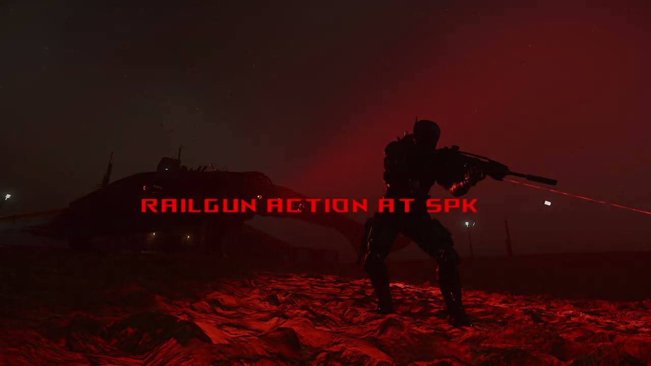 Railgun action at SPK
