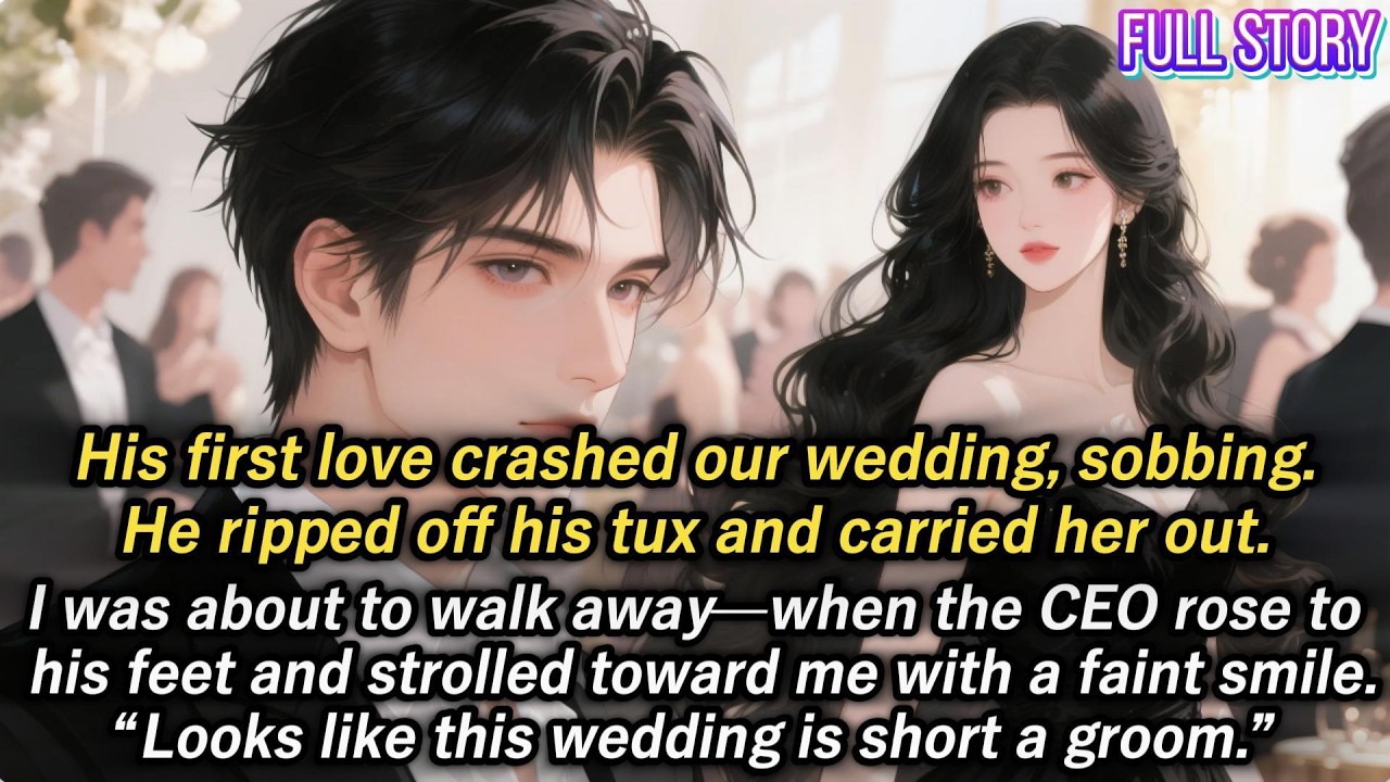 His first love crashed our wedding,sobbing.He ripped off his tux and carried her out. I was about...