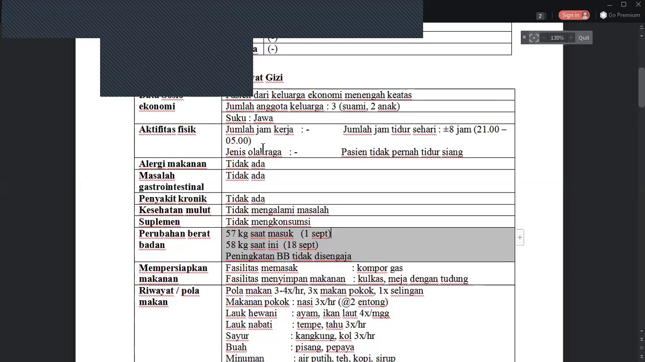 contoh PAGT pada kasus bedah