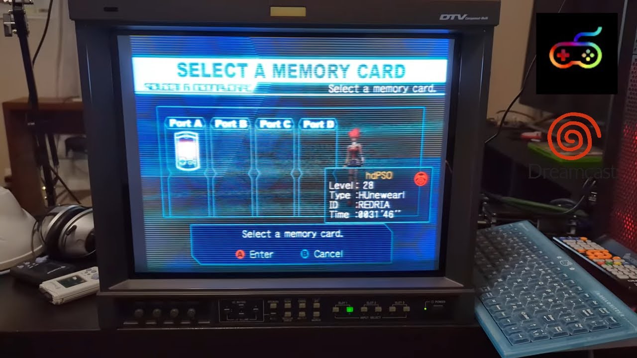 JVC DT-V1710CG Multi Format CRT SEGA Dreamcast 480p RGB | Retro Gaming
