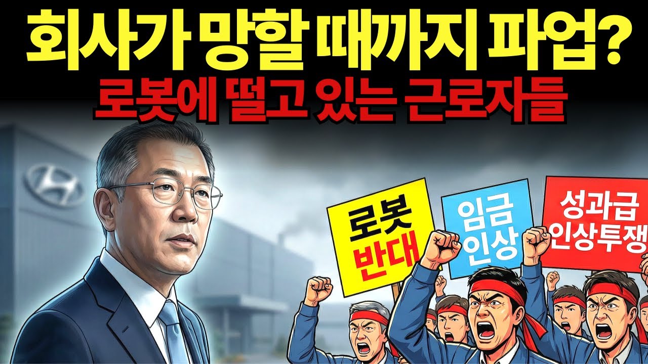 현대차 '킹산직'의 충격적 근황, 연봉 1억 2천 공장 노동자를 대체한 로봇 (울산 공장, AI 시대) | 흔들리는 귀족노조