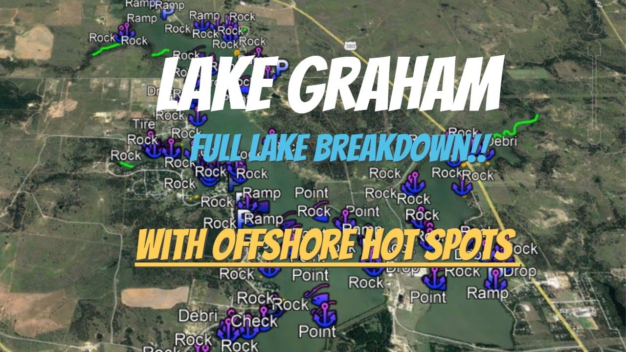 Lake Graham - Full LAKE BREAKDOWN - Find the Bass FAST!!