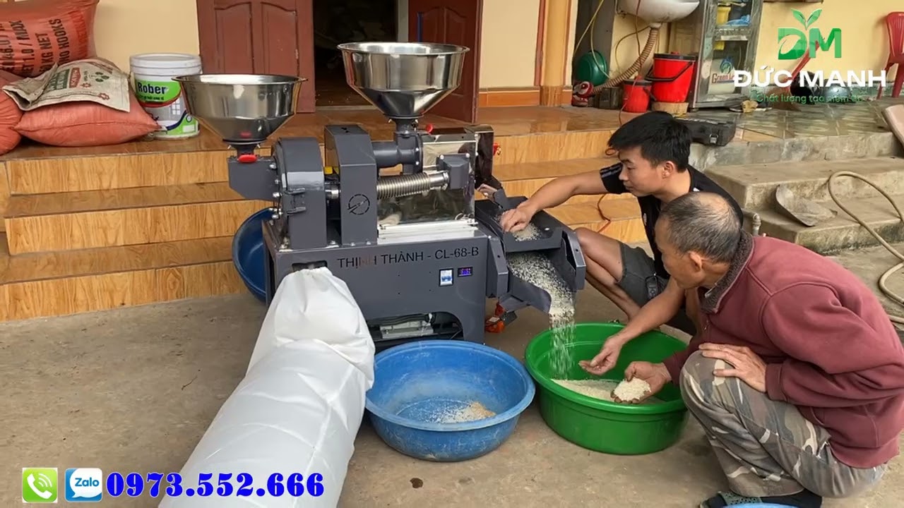 Máy Xát Gạo Inox 3 Chức Năng Đời Mới Nhất 2025