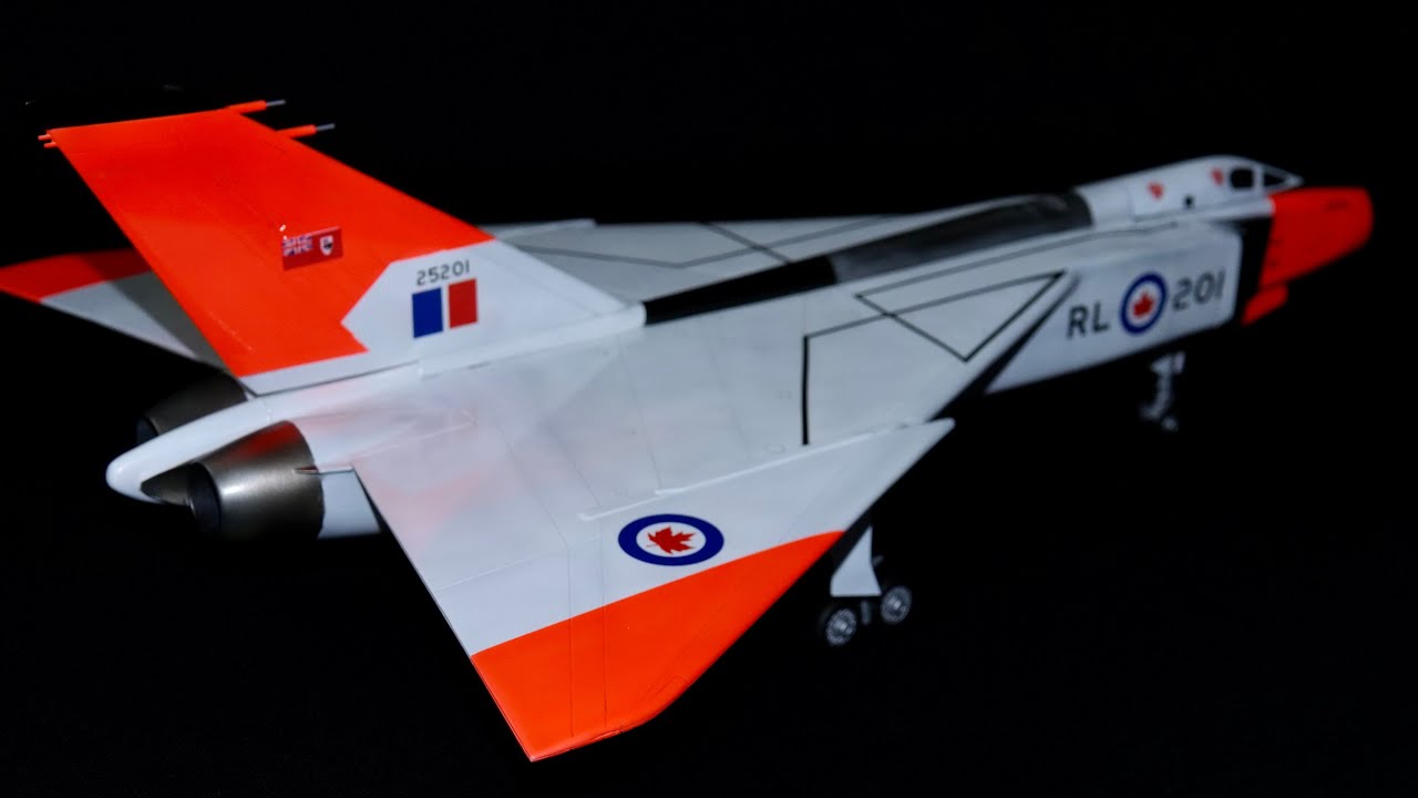 Hobby Craft 1/48 Avro Arrow CF-105 Royal Canadian Air Force  Experimental Fighter built model kit