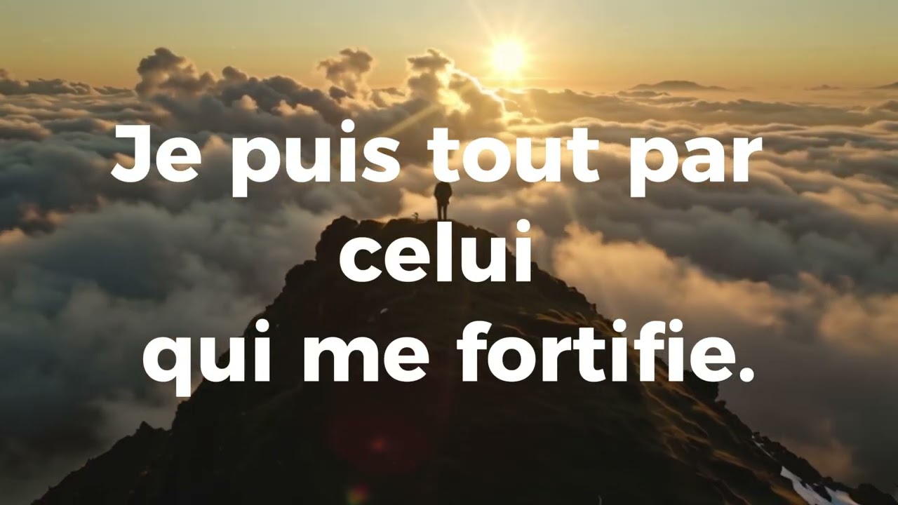 👉 “Je peux tout par Christ – Philippiens 