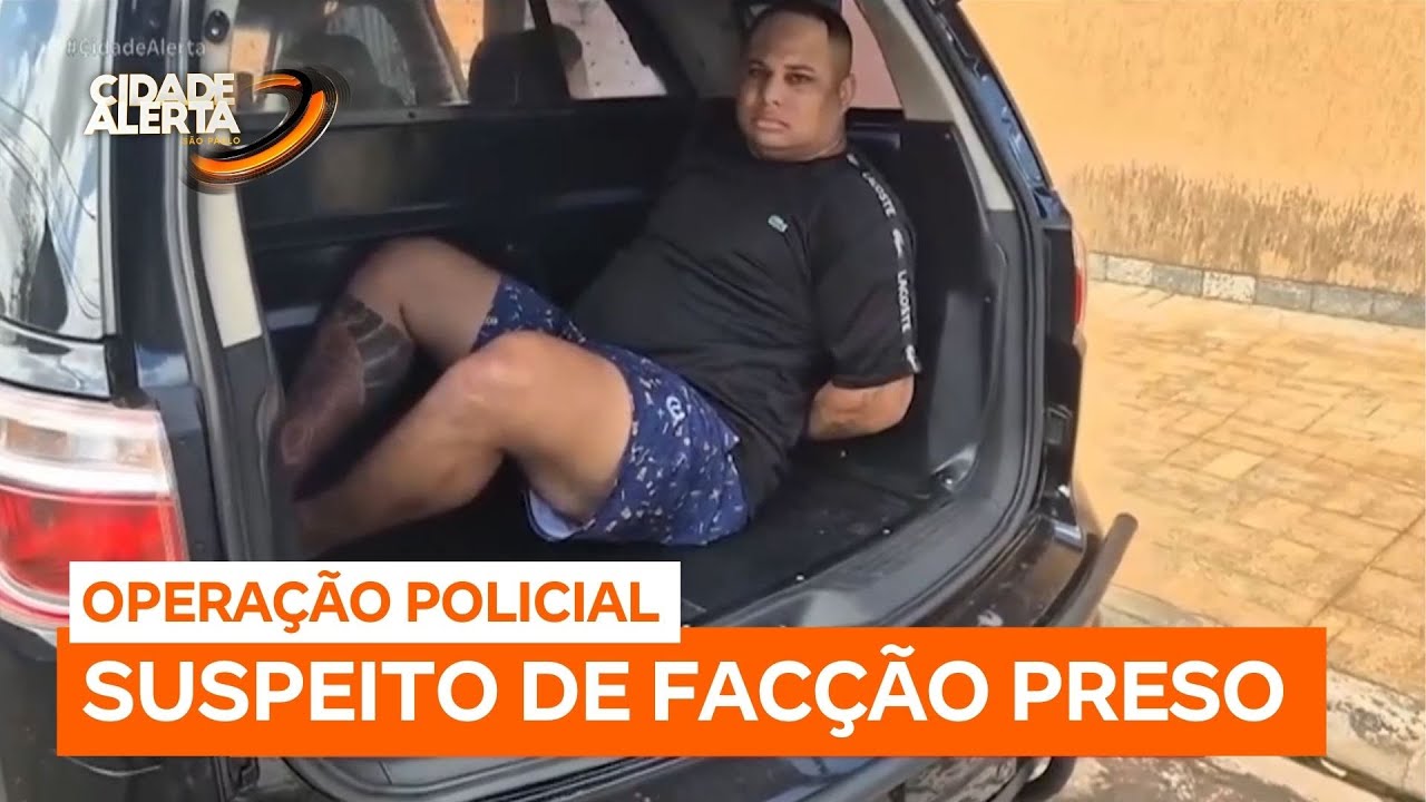 Polícia prende suspeito de ligação com o PCC em Ribeirão Preto (SP)