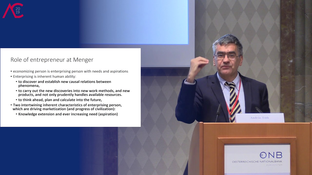 Andr&aacute;s T&oacute;th | Mengerian foundations and the Austrian Business Cycle Theory