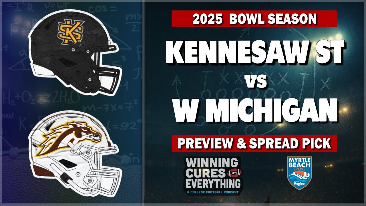 Прогноз и модельные ставки на матч Myrtle Beach Bowl между командами Kennesaw State и Western Mic...