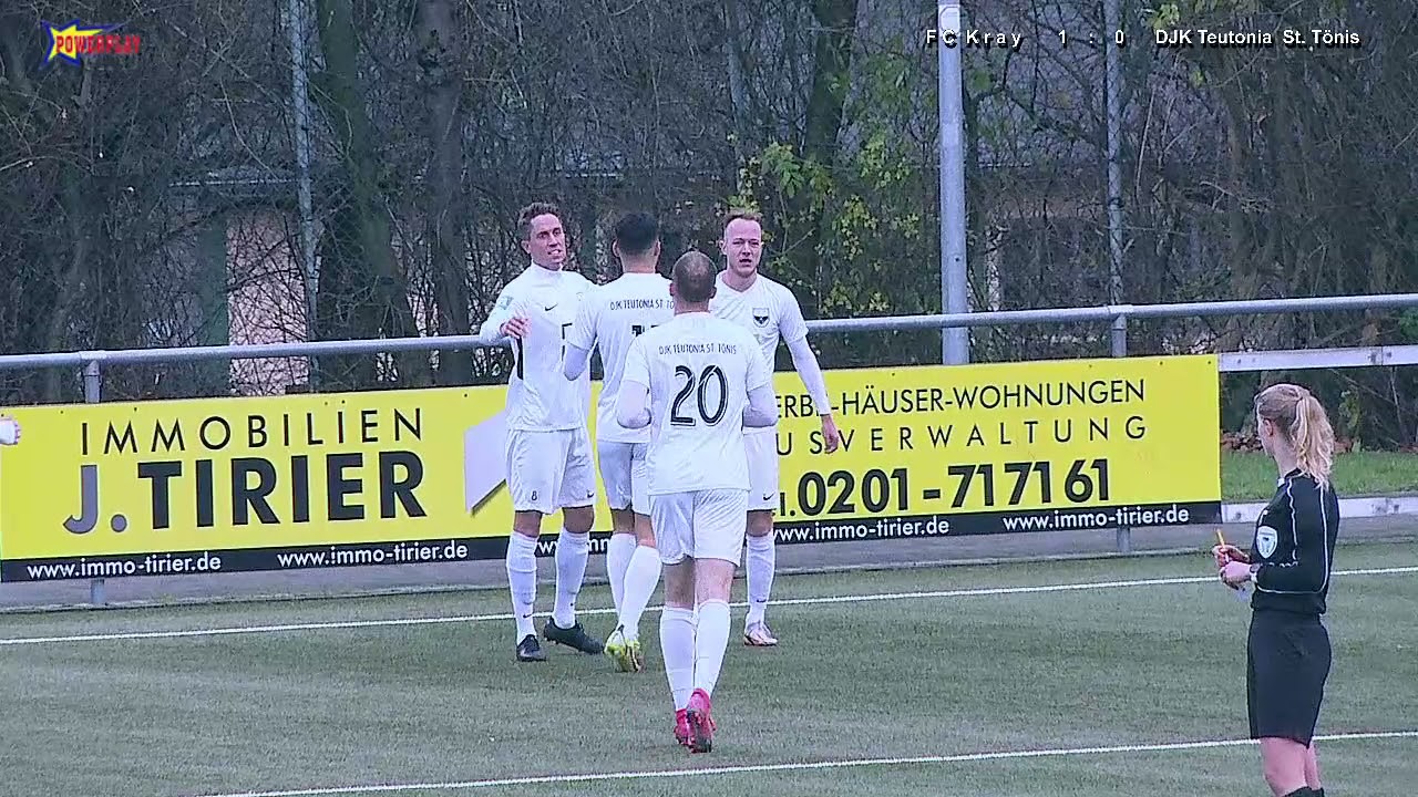 2021 12 05  FV N'rh  Oberliga Saison 2021 22 SP15 FC Kray vs  DJK Teutonia St Tönis