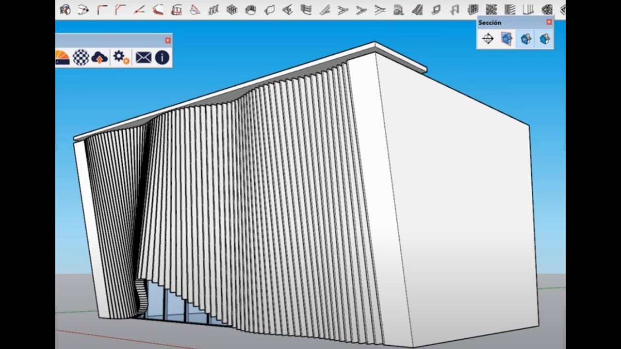Parasoles Parametricos desde Rhino Grasshopper a Sketchup