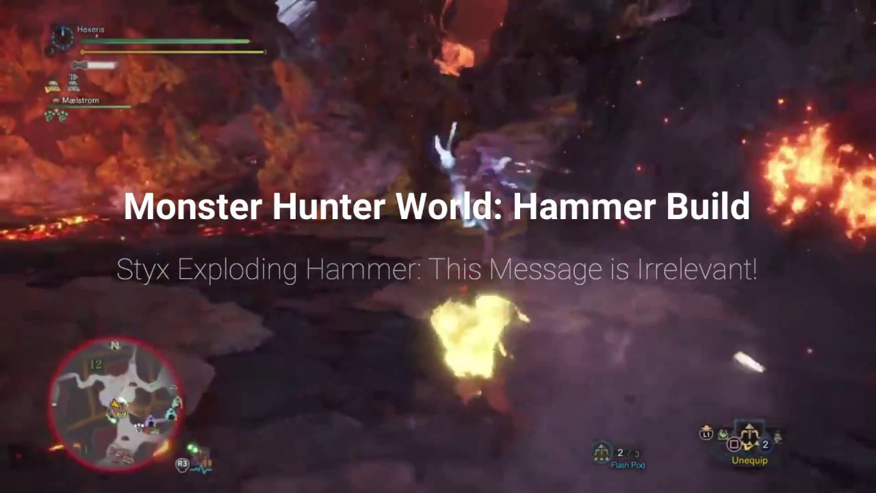 Hammer Build: Empress Mace Styx Vs  Tempered Teostra