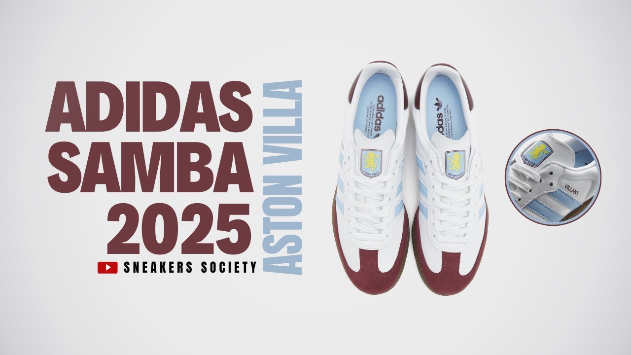 ASTON VILLA 2025 Adidas Samba | DETAILED LOOK + PRICE