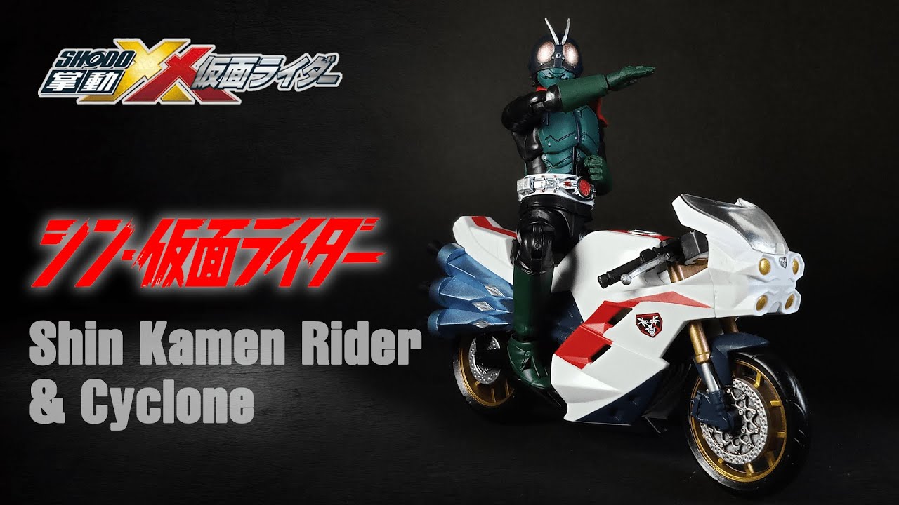 【Detail Touch Up】Epic P.Bandai Shodo XX Shin Kamen Rider & Cyclone Unveiled!