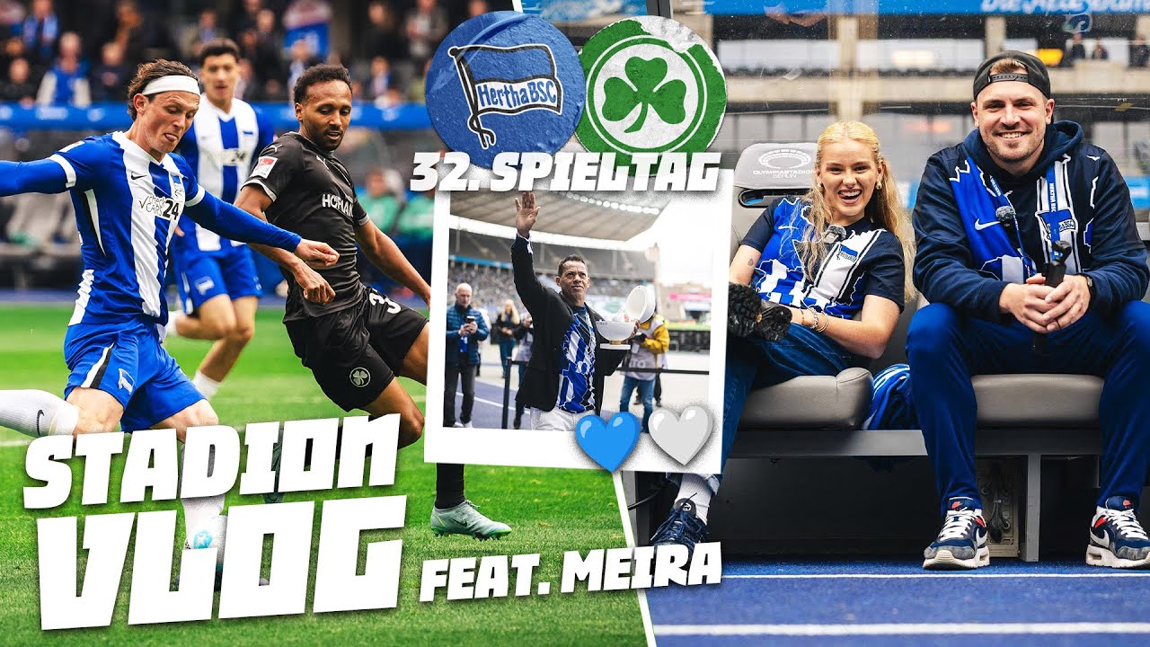 Träume werden wahr 💫 | Hertha BSC 🆚 SpVgg Fürth - XXXL STADION VLOG 🏟⚽