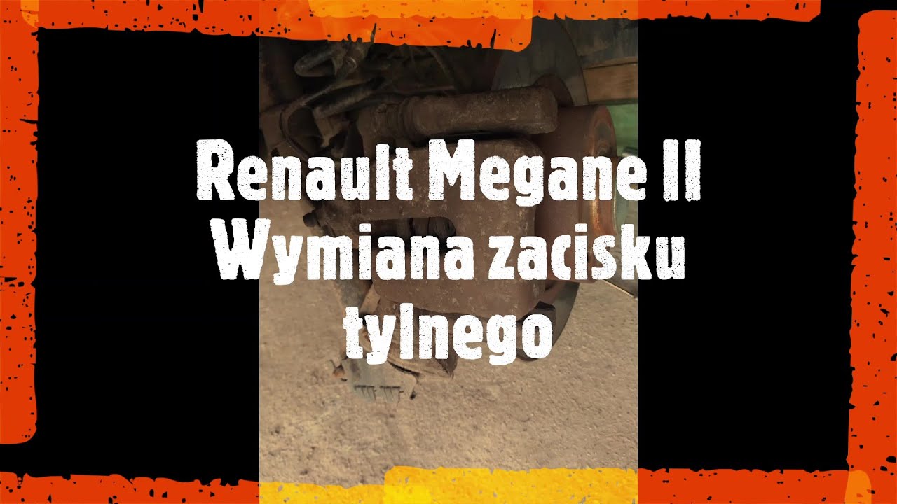 Megane II zacisk tyl