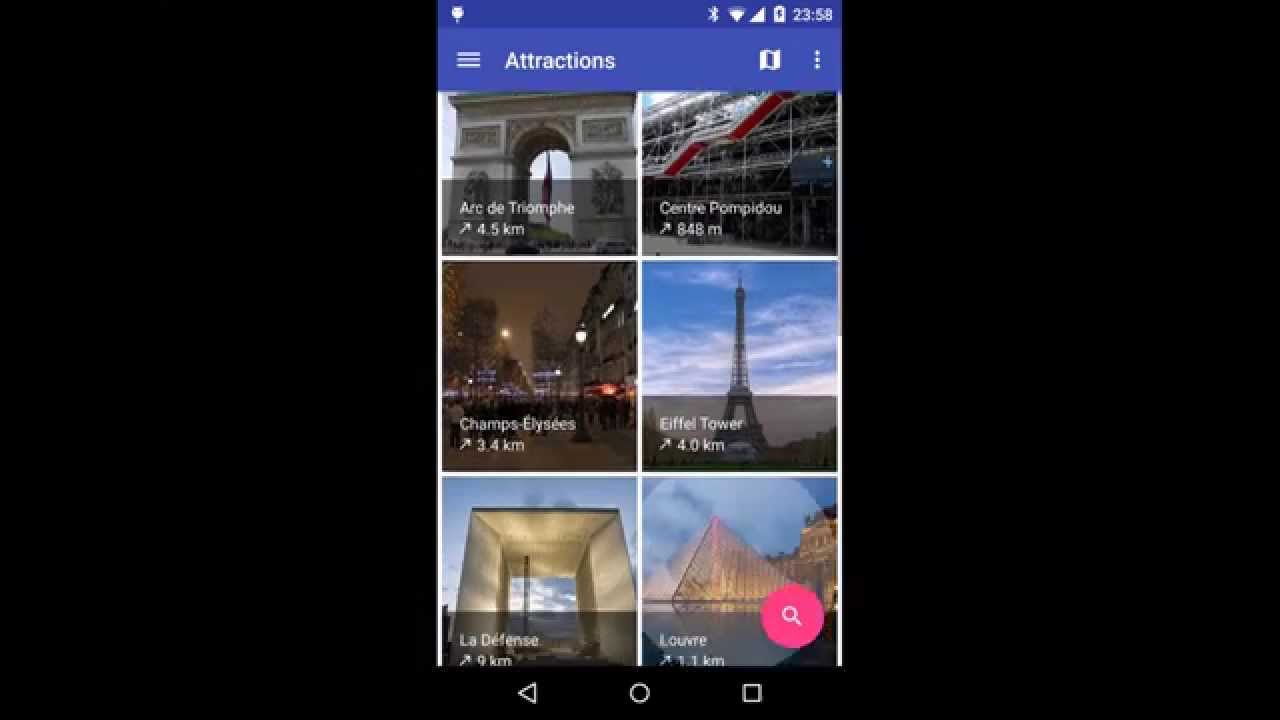 City Guide - Map App for Android - Preview