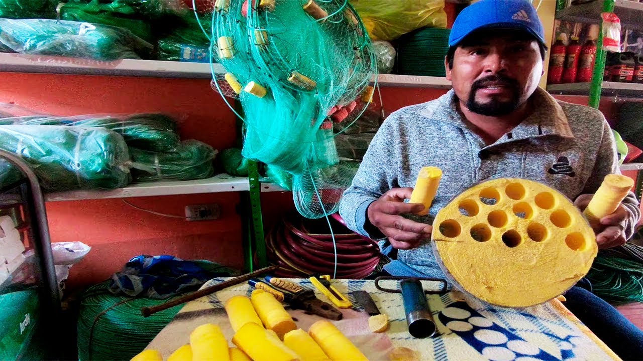 PESCA  FÁCIL de cortar y Moldear Boyas de Corchos Para  Redes de Pesca