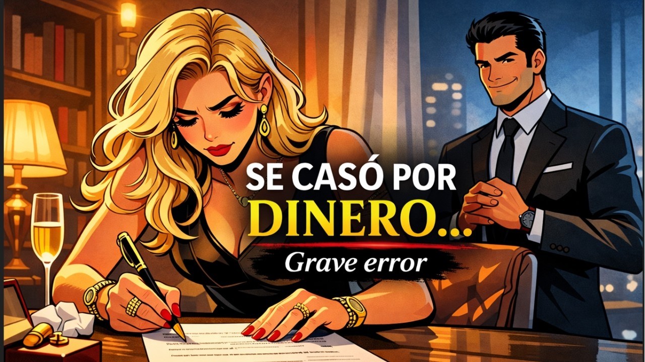 SE CASO CON UN MILLONARIO POR INTERES… Y  DESCUBRIO QUE EL ESTABA ARRINUADO