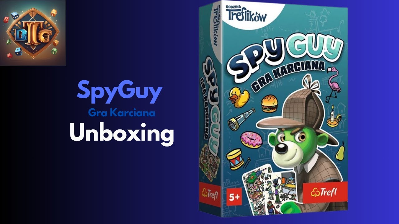 Spy Guy Gra Karciana | Unboxing | 1-X graczy | gra karciana PL
