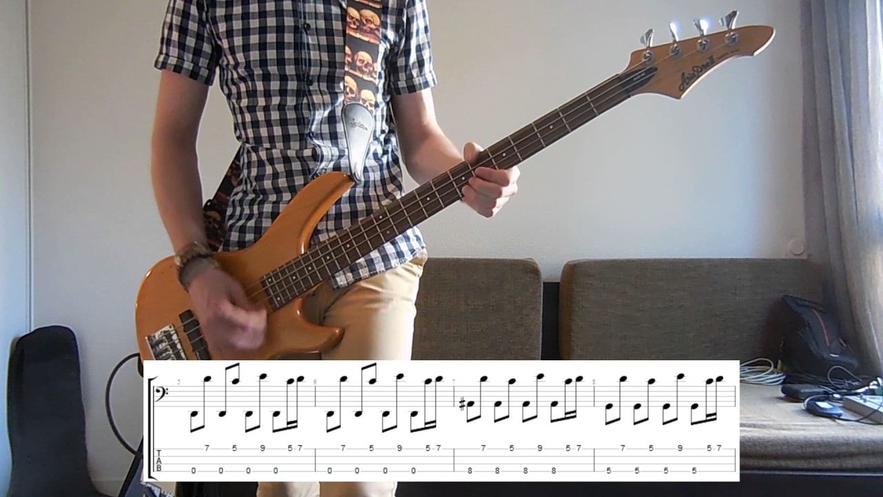 Royal Blood - Ten Tonne Skeleton Bass cover with tabs