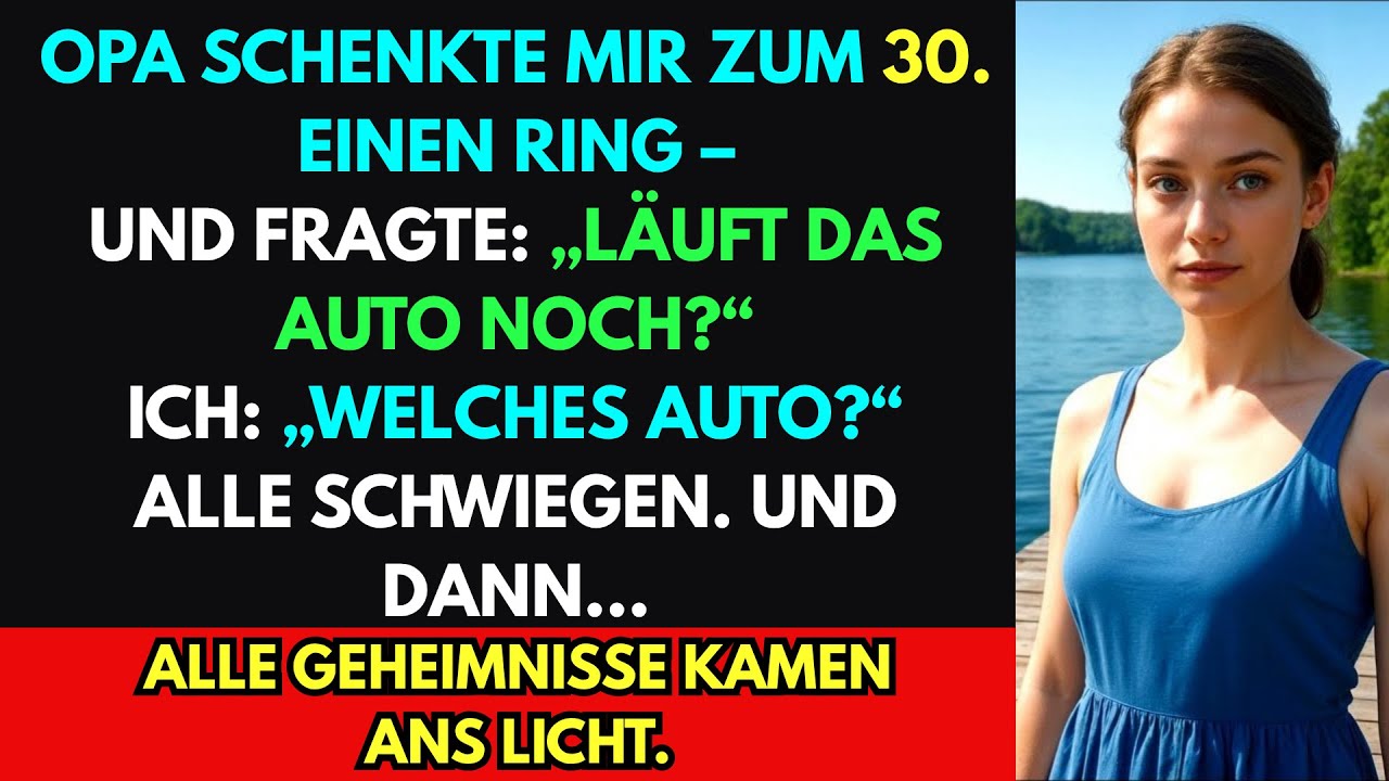 An meinem Geburtstag fragte Opa: ‚Gefällt dir das Auto, das ich dir gekauft habe?‘–Eltern erstarrten