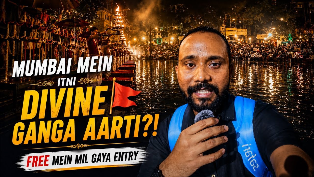 मुजे यहा मिलि FREE ENTRY🙏🏾 | Banganga Maha Aarti 2025 | Walkeshwar Mumbai