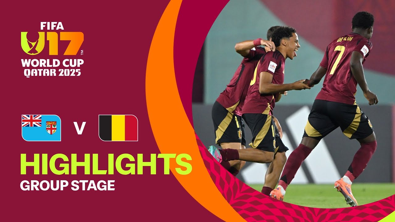 Fiji vs Belgium Highlights | FIFA U-17 World Cup Qatar 2025