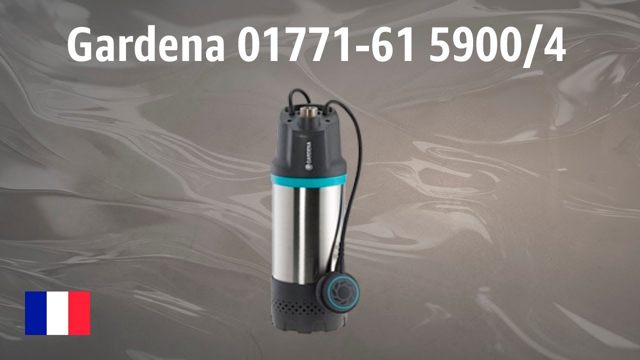 Pompe submersible Gardena ‎01771-61 5900/4 inox automatic | TEST | Français