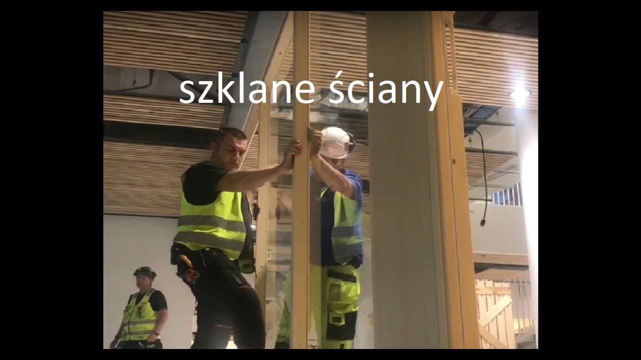 Budowa, Oslo Norway, montaż ścian ze szkła cz 1 #MontażScian #GlassWall