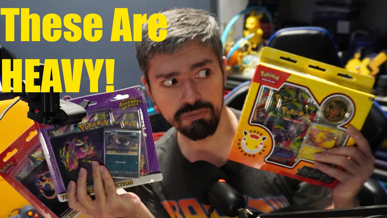 These Are HEAVY! Opening Ascended Heroes Tech Stickers and 30th Anniversary