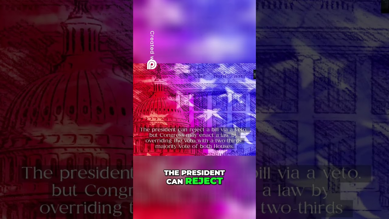 How a Bill Becomes Law and US Presidential Veto Power
