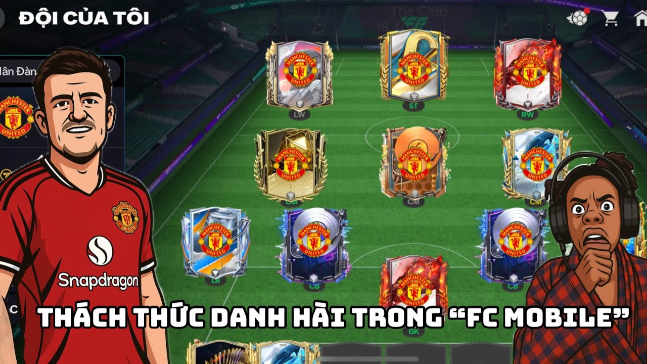 Team Man United 2 TỶ 9 mà tưởng 29 TỶ – Man United giá rẻ khiến game lag vì tấu hài 🤯