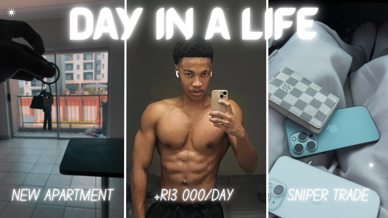 A day with a real forex trader in RSA | I moved into a new apartment at 22 !