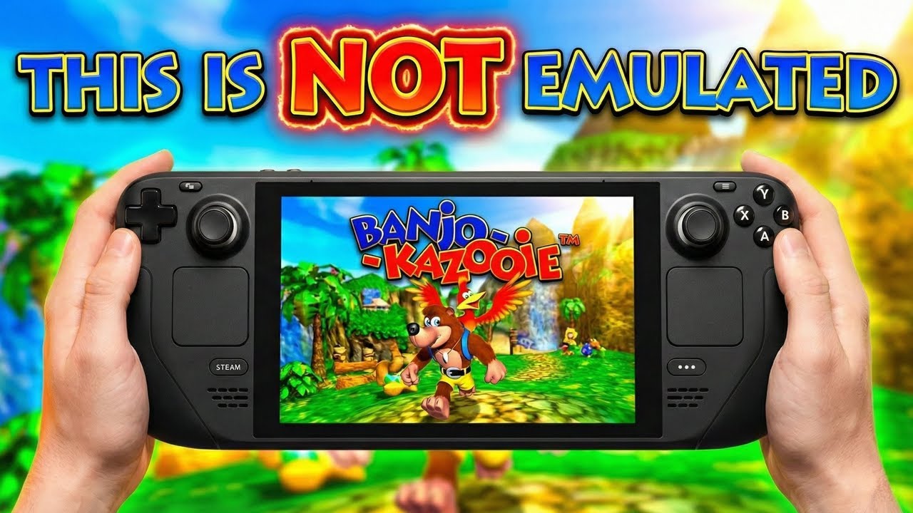 Портированная версия Banjo-Kazooie уже здесь! Простое руководство по Steam Deck (перекомпилирован...
