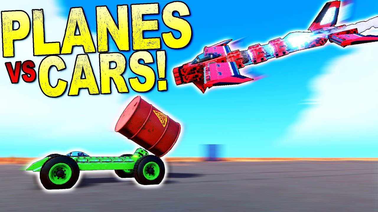 Explosive Planes vs Cars Challenge! - Trailmakers Multiplayer