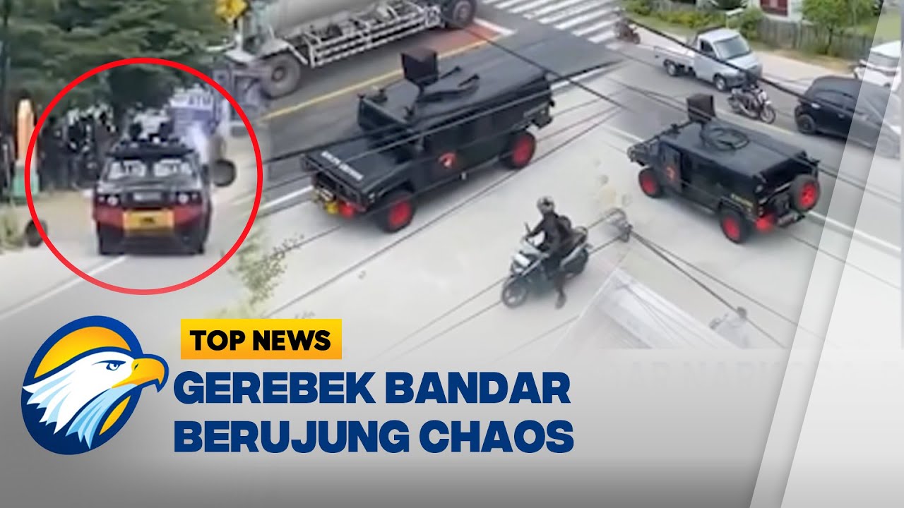 Tegang! Rantis Brimob Dilempari Batu Saat Gerebek Bandar Narkoba [Top News]