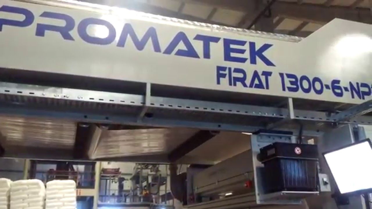 PROMATEK 6 COLOUR CENTRAL IMPRESSION FLEXO PRINTING MACHINE