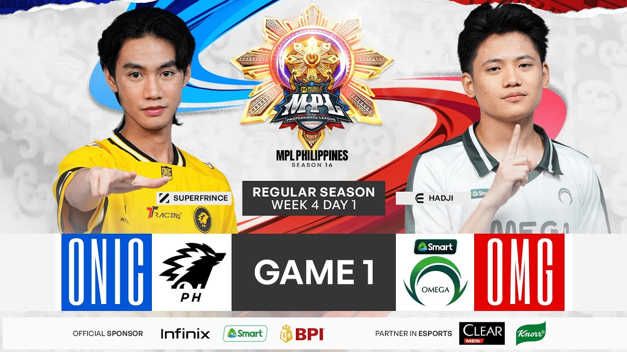 MPL PH S16 - W4D1 - ONIC VS OMG GAME 1