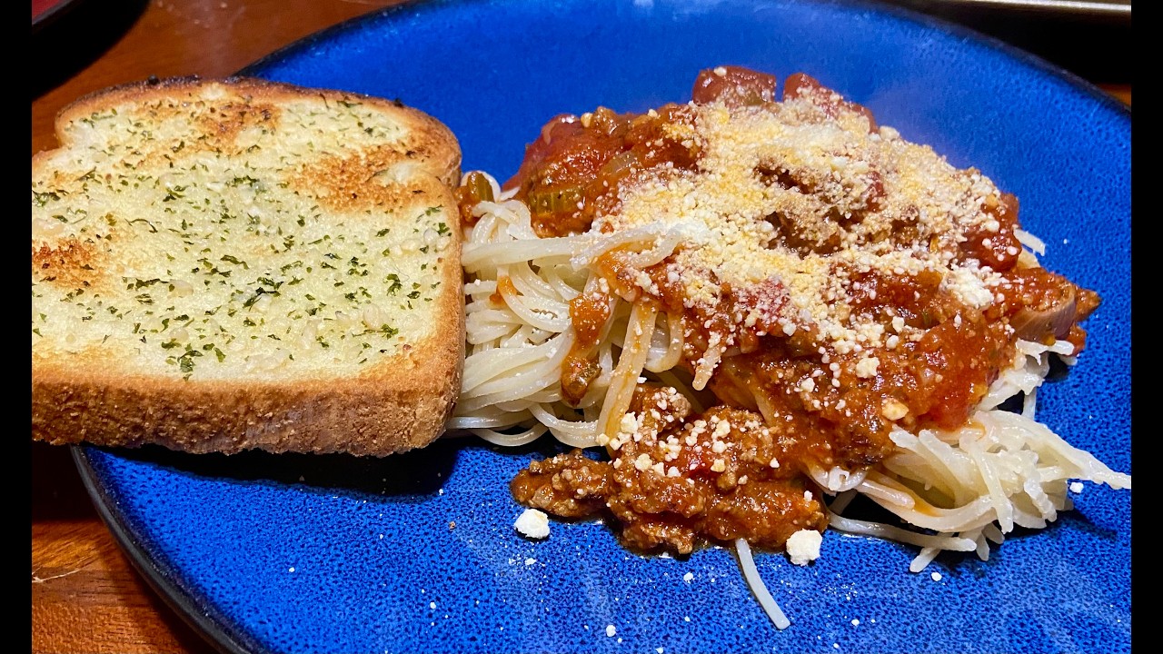 Tommy’s Dinner: Spaghetti Meat Sauce